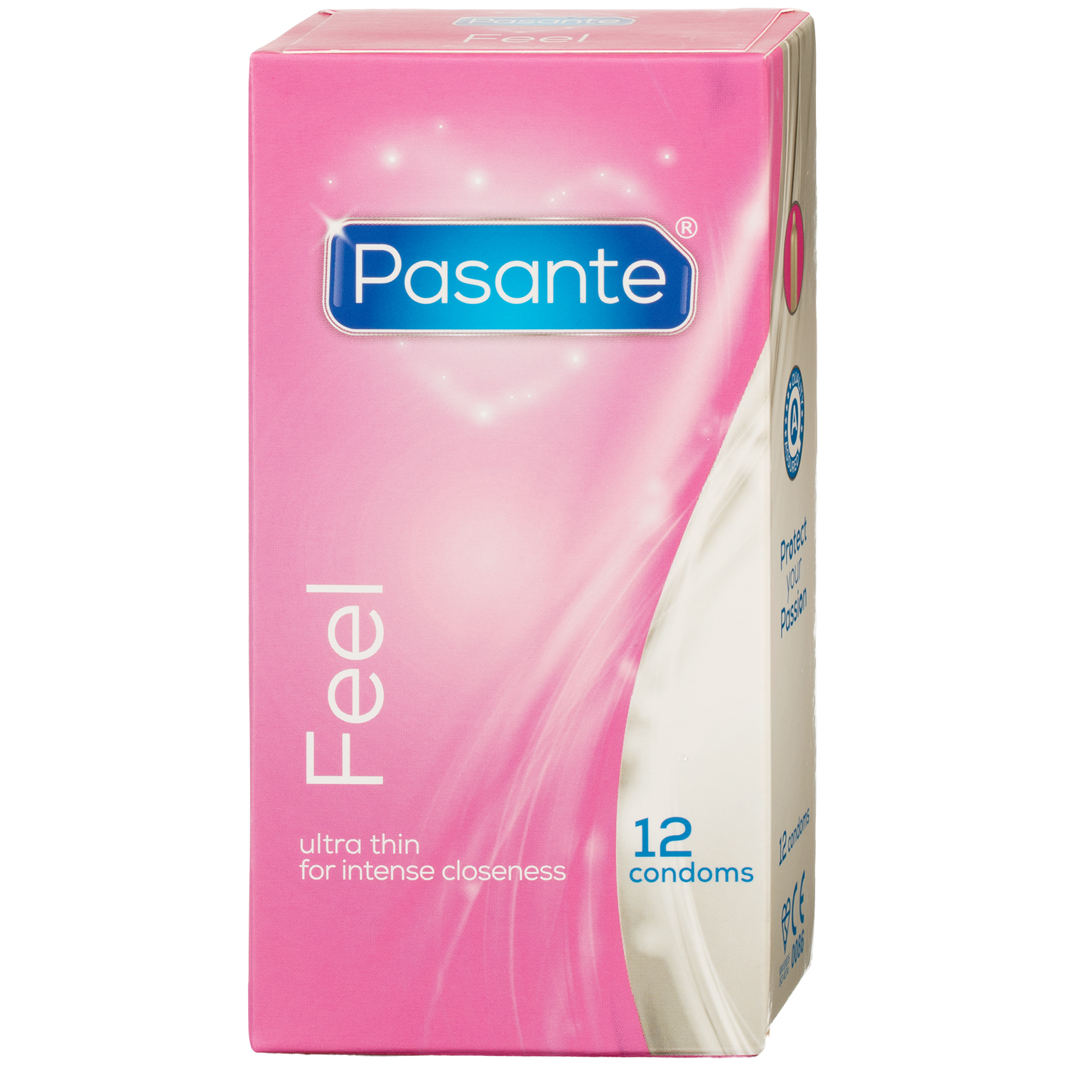 Pasante Feel Ultra Thin Kondomer 12 stk    - Klar