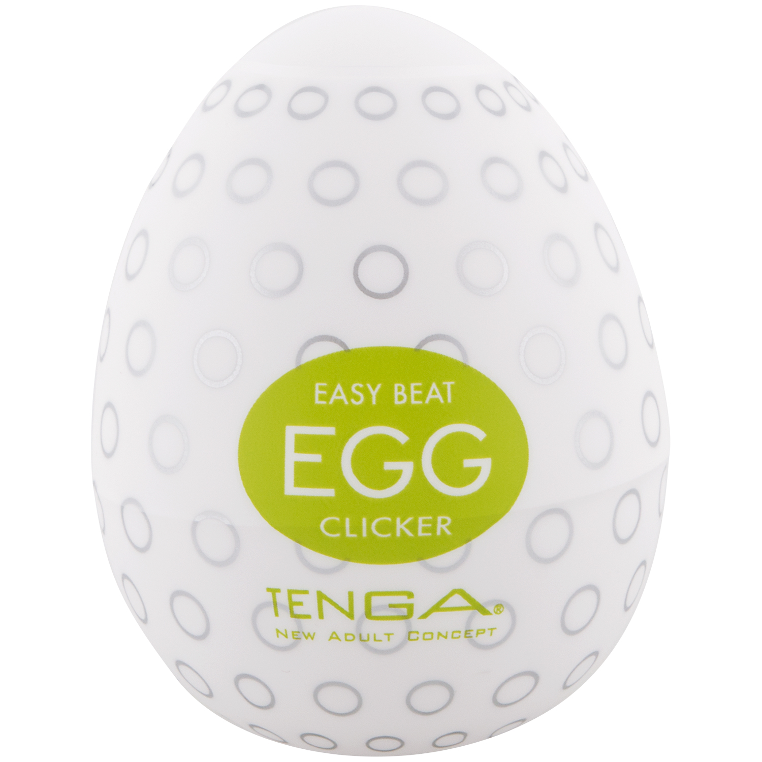 Tenga Egg Clicker Onani Håndjob til Mænd    - Hvid thumbnail
