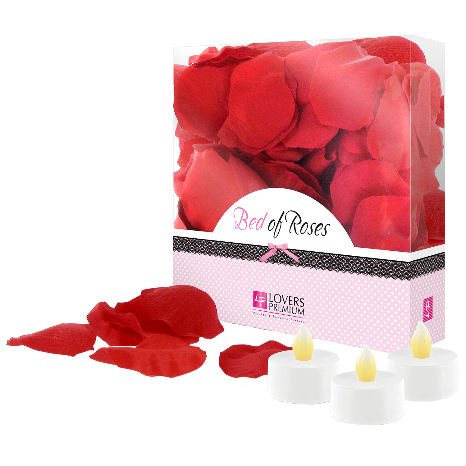 Lovers Premium Rose Petals Rosenblade       - Rød thumbnail