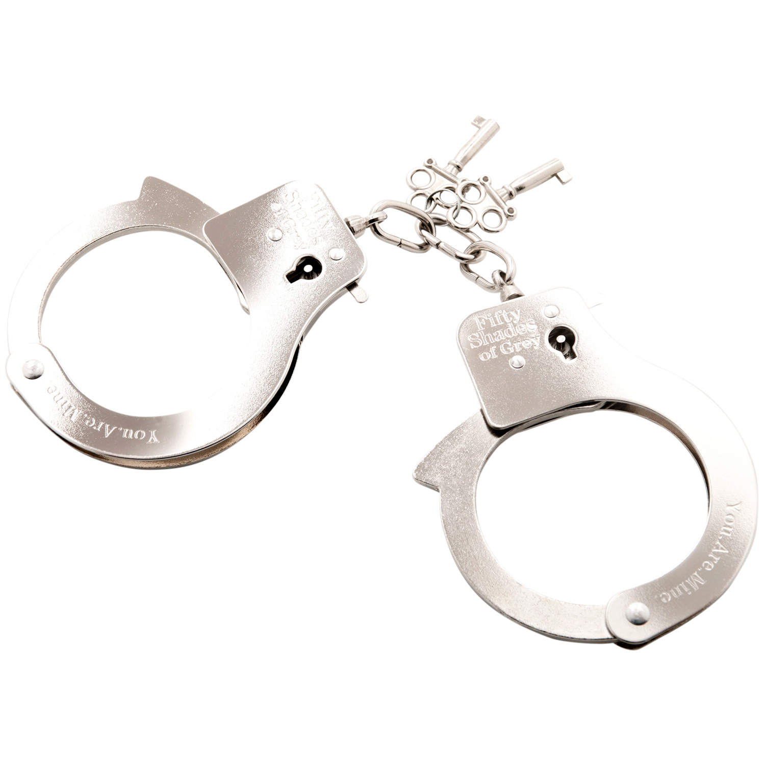 Fifty Shades of Grey You Are Mine Metal Handcuffs
