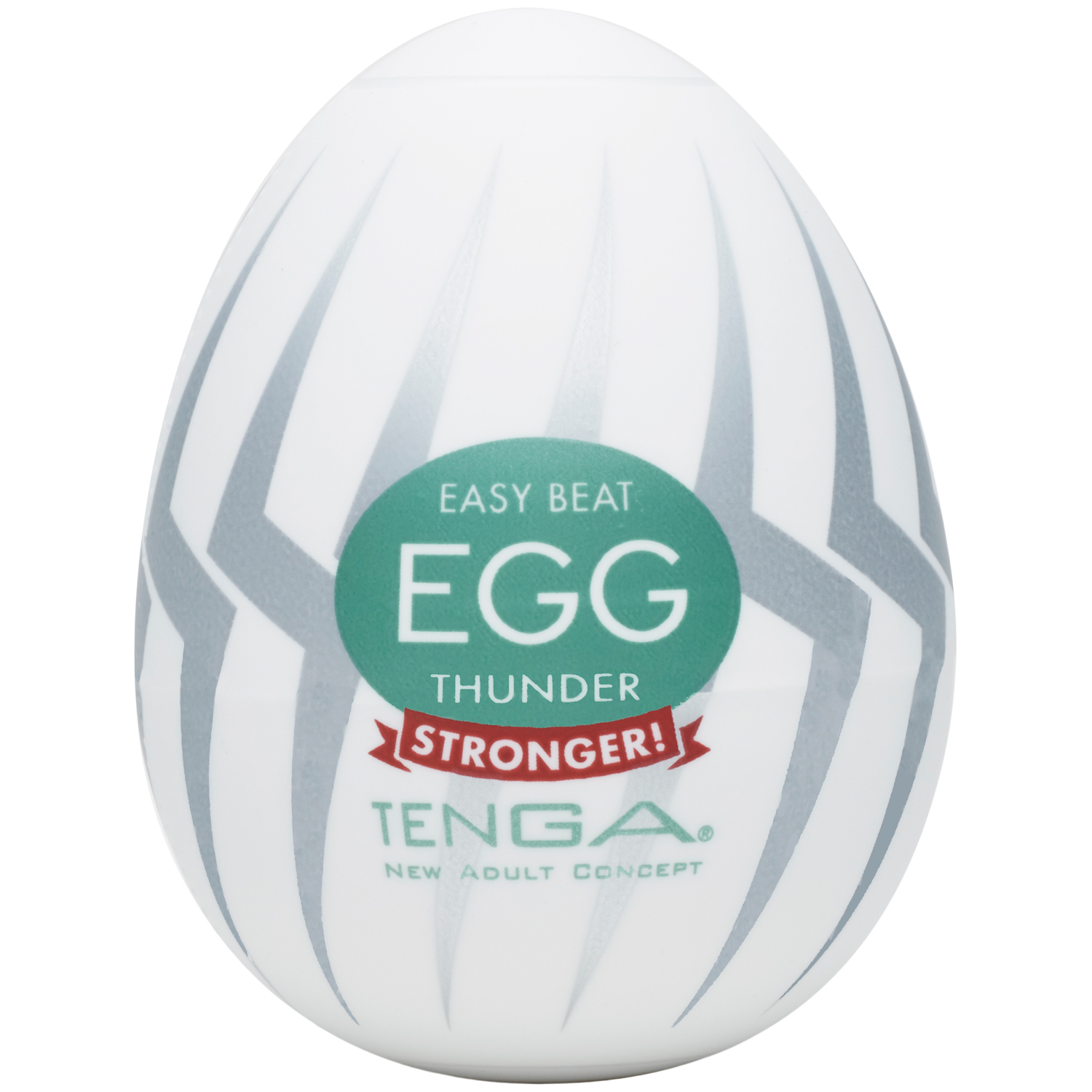 Tenga Egg Thunder Masturbator       - Hvid thumbnail