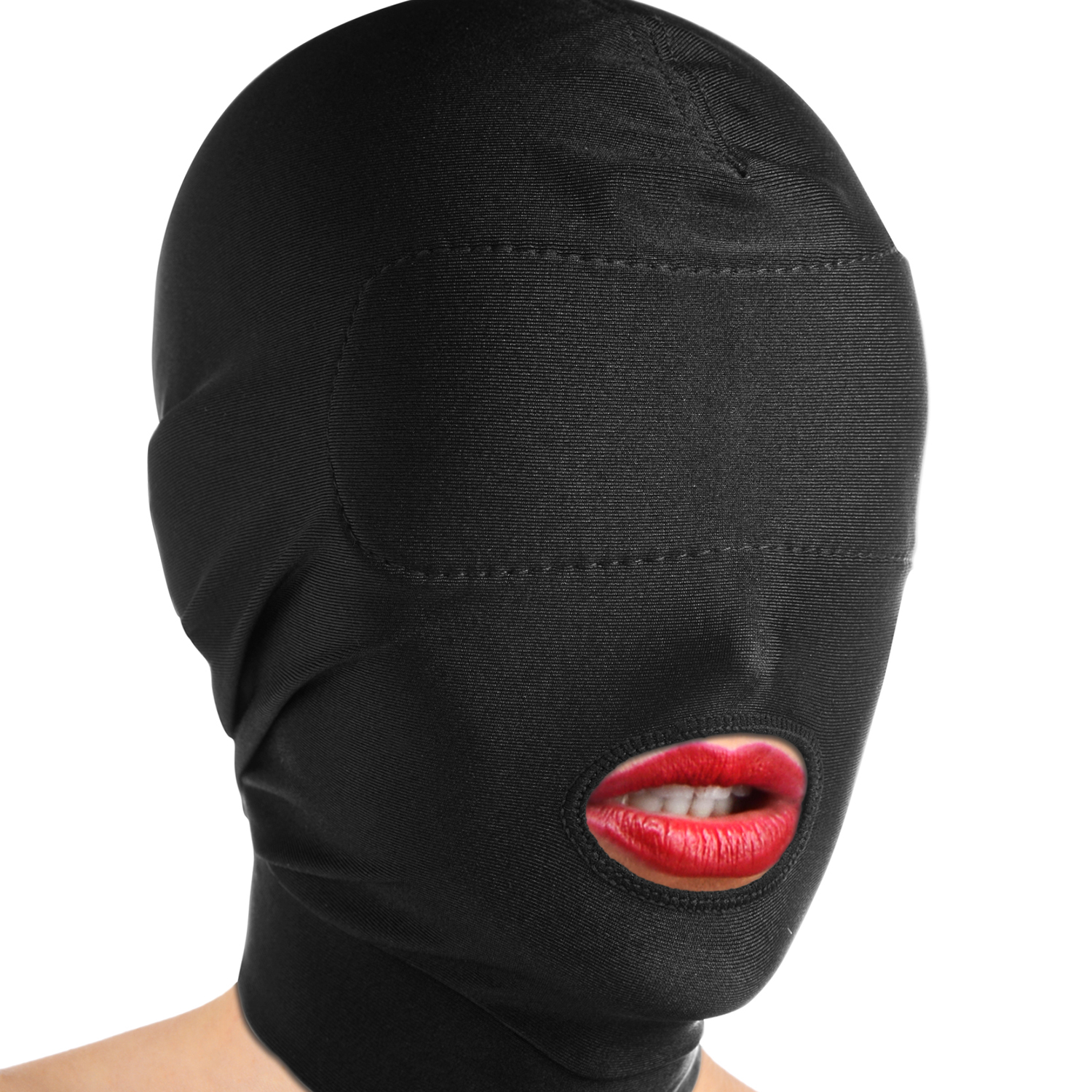 Køb Master Series Disguise Open Mouth Maske med Blindfold