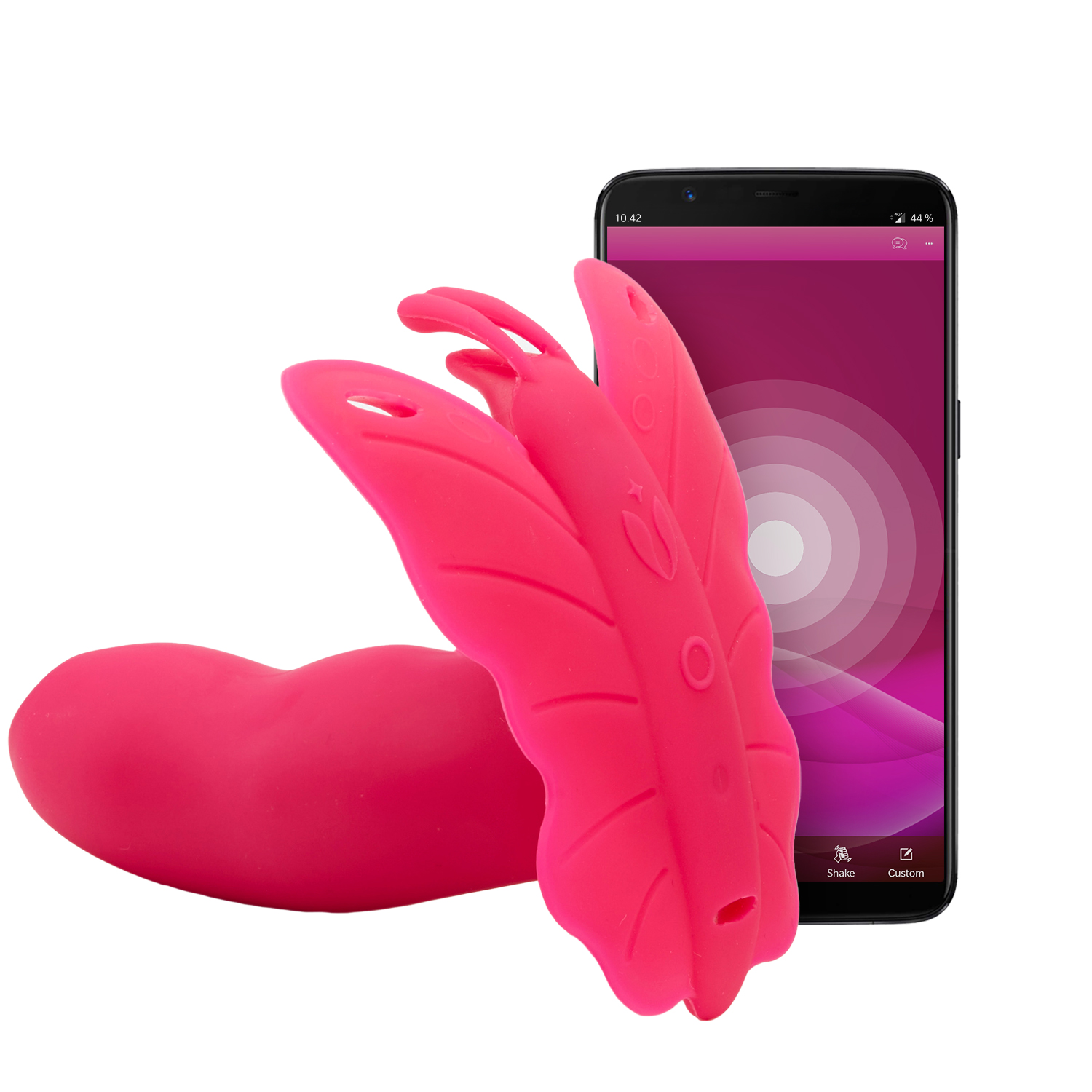 Realov Lydia I Smart Butterfly Vibrator-Pink thumbnail