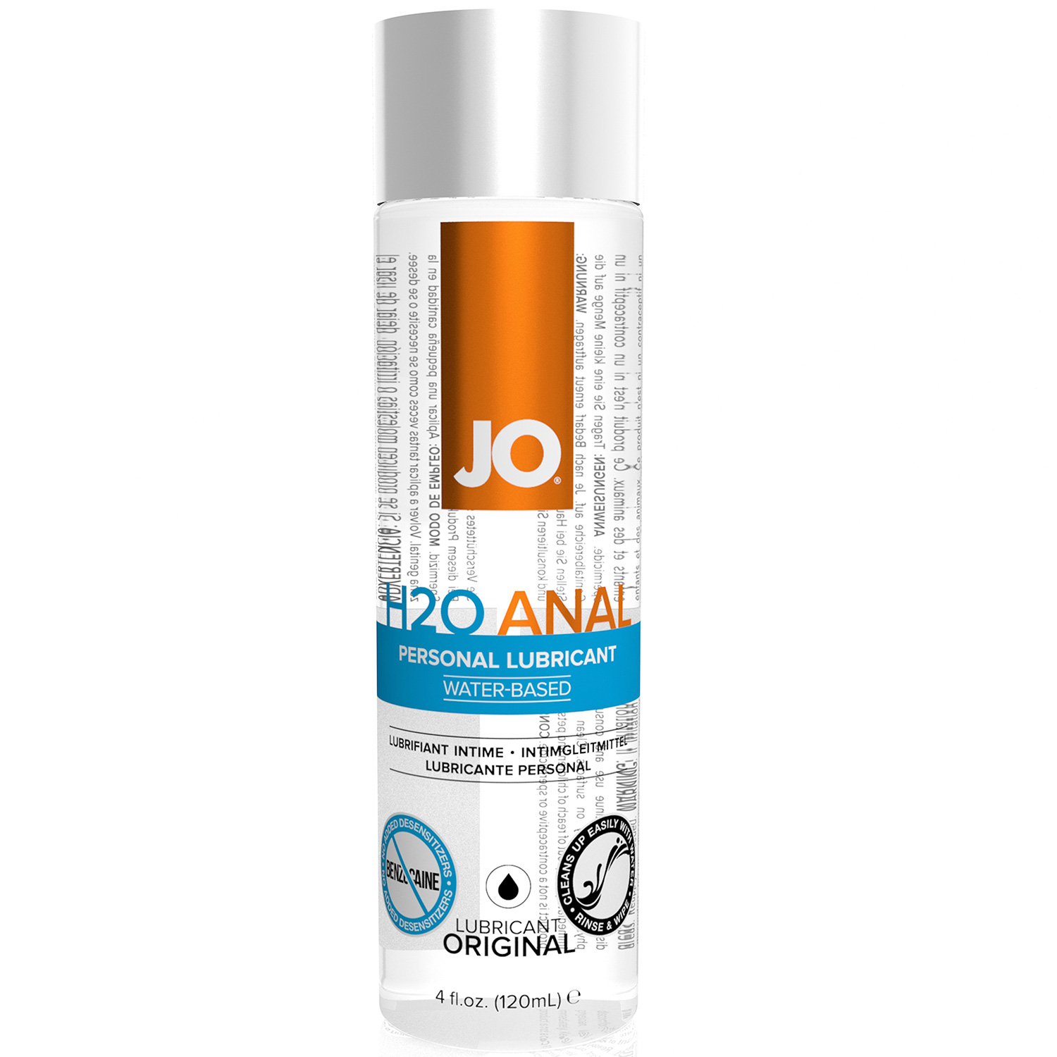System JO H2O Anal Glidecreme 120 ml     - Klar thumbnail