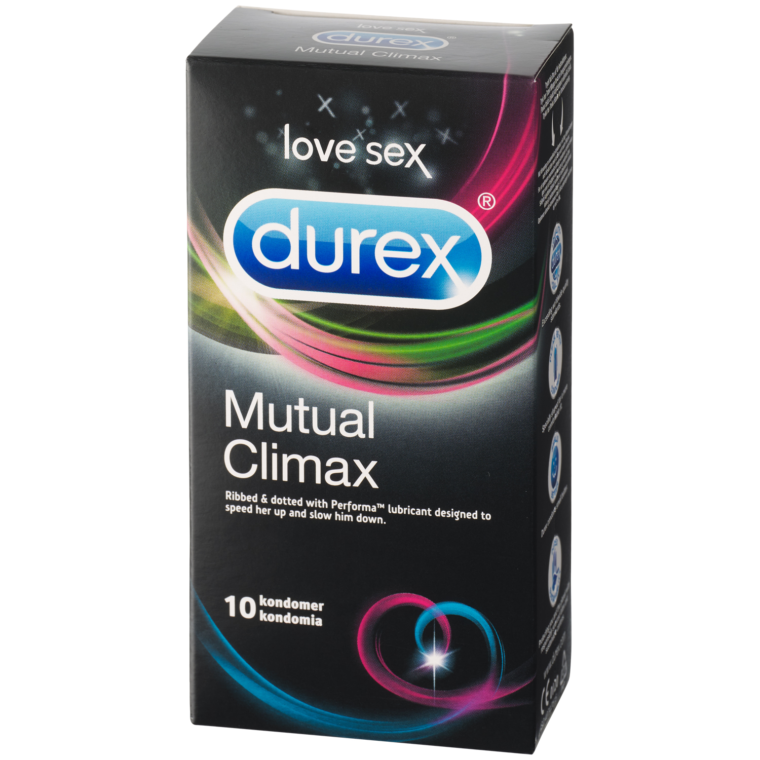 Durex Mutual Climax Bedøvende Kondomer 10 stk    - Klar