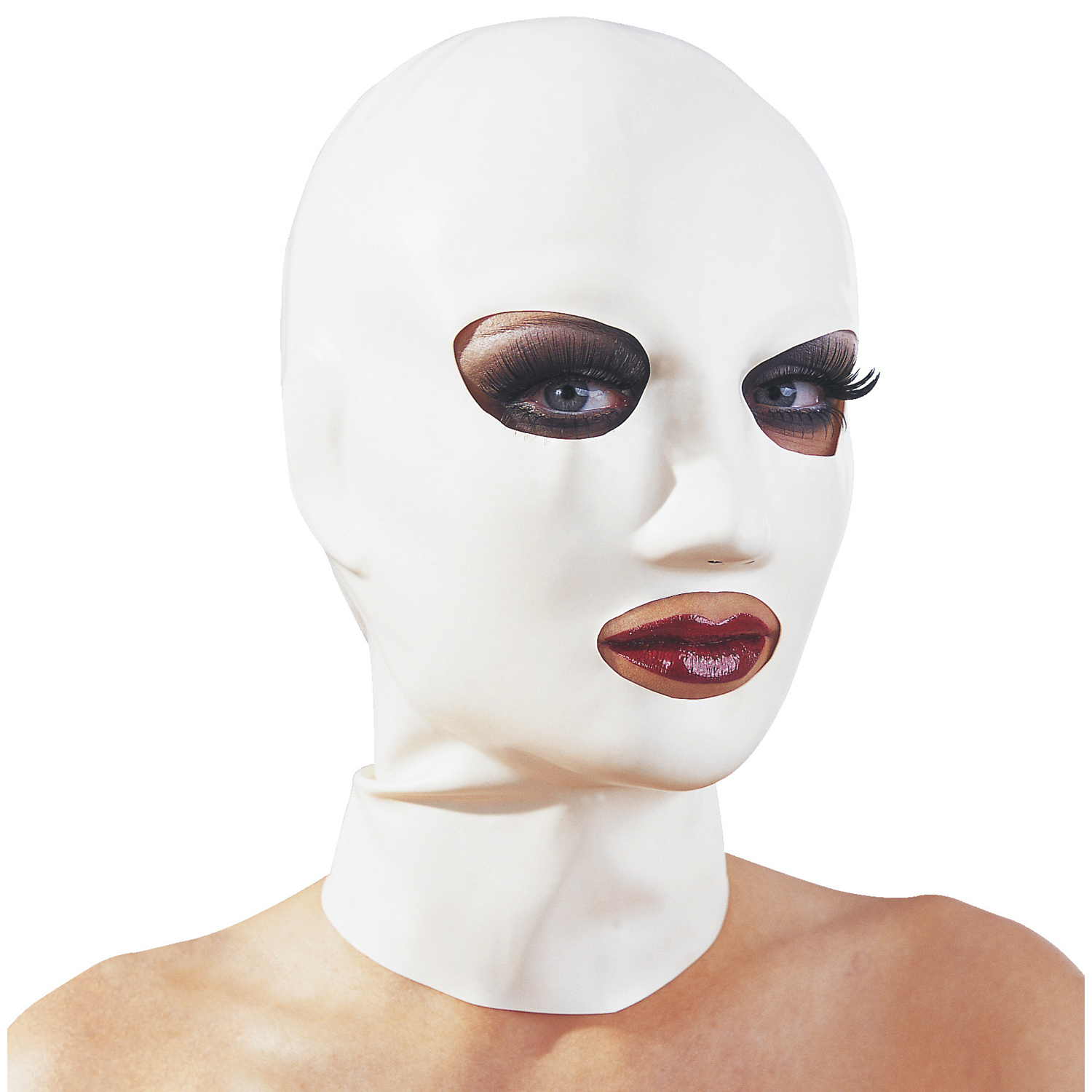 Late X Latex Maske        - Hvid - One Size thumbnail