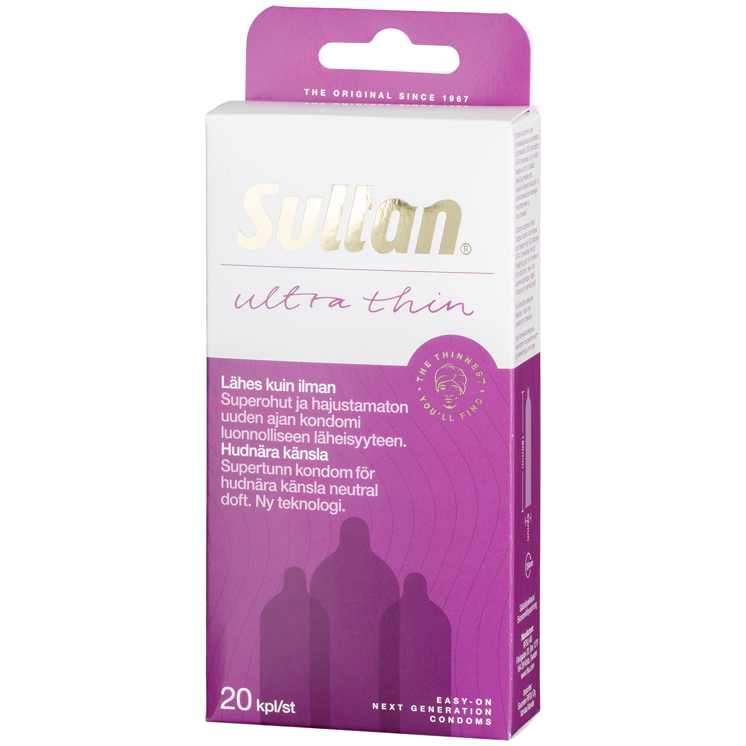 Sultan Ultra Tynde Kondomer 20 stk thumbnail