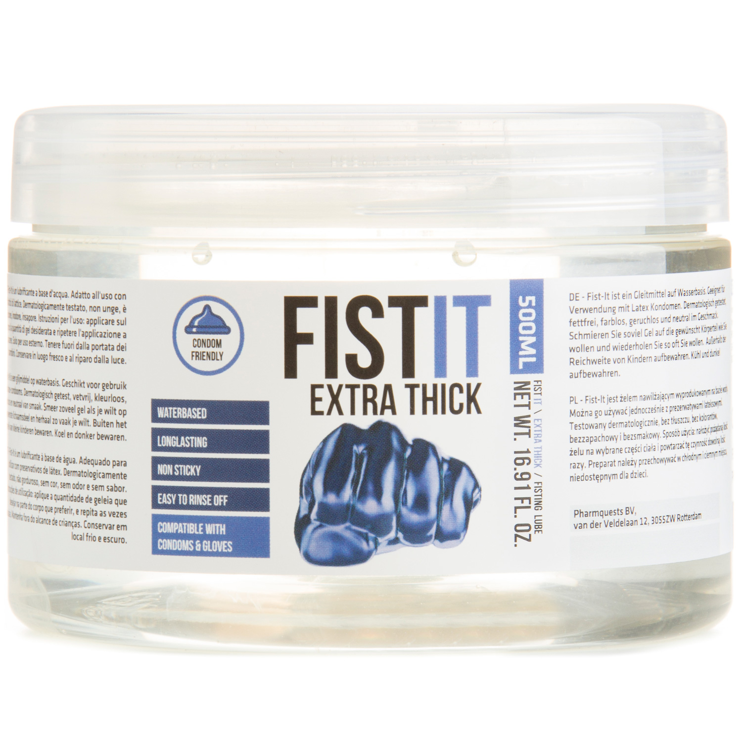 Fist It Extra Thick Glidecreme 500 ml     - Klar thumbnail