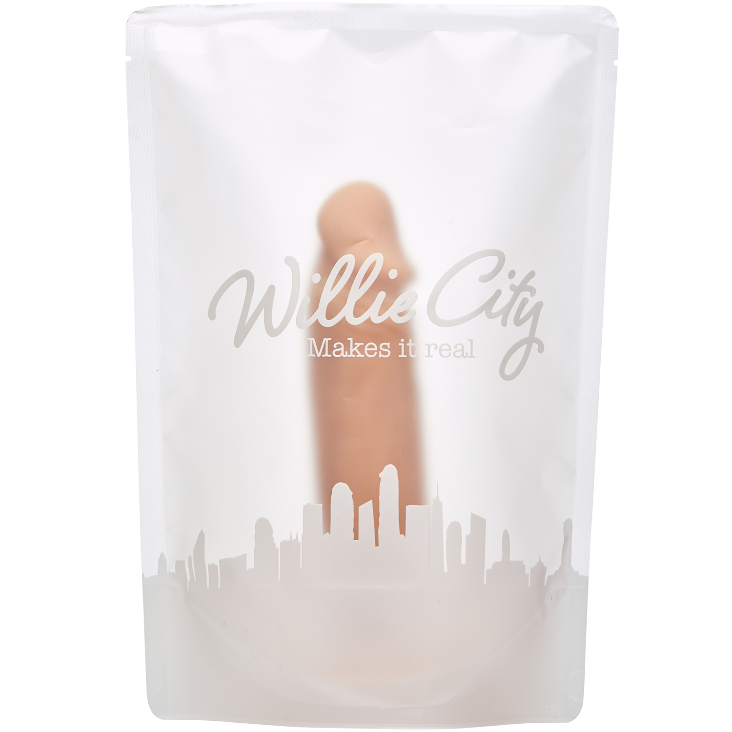 Willie City Realistisk Dildo med Sugekop 19 cm    - Nude thumbnail