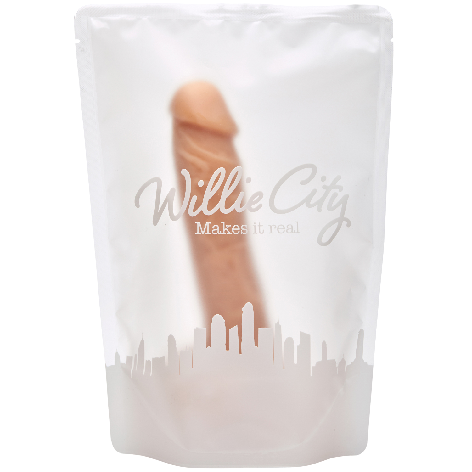 Willie City Luxe Realistisk Silikone Dildo 21 cm    - Nude thumbnail