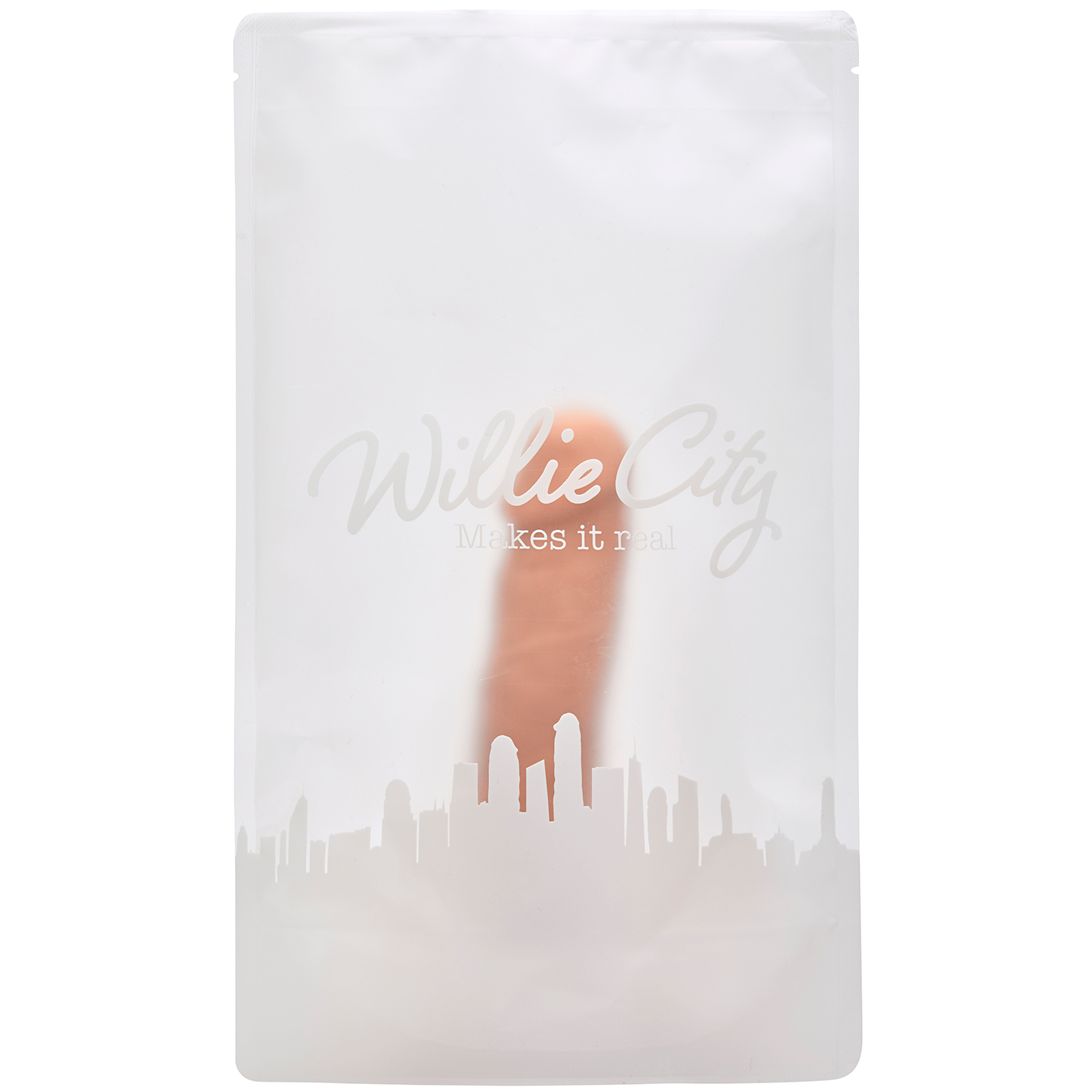Willie City Luxe Super Realistisk Silikone Dildo 20 cm   - Nude thumbnail