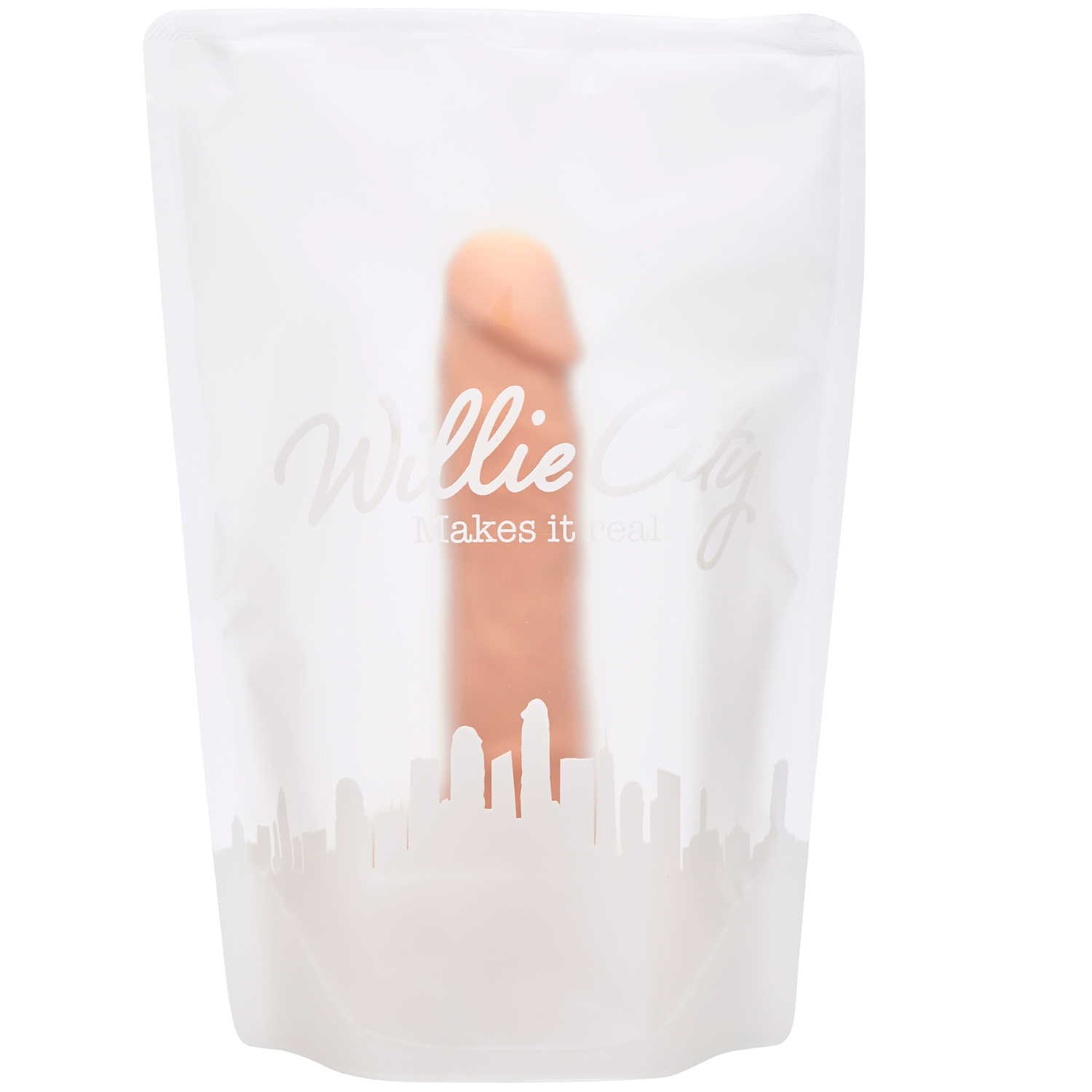Willie City Luxe Super Realistisk Silikone Dildo 22 cm   - Nude thumbnail