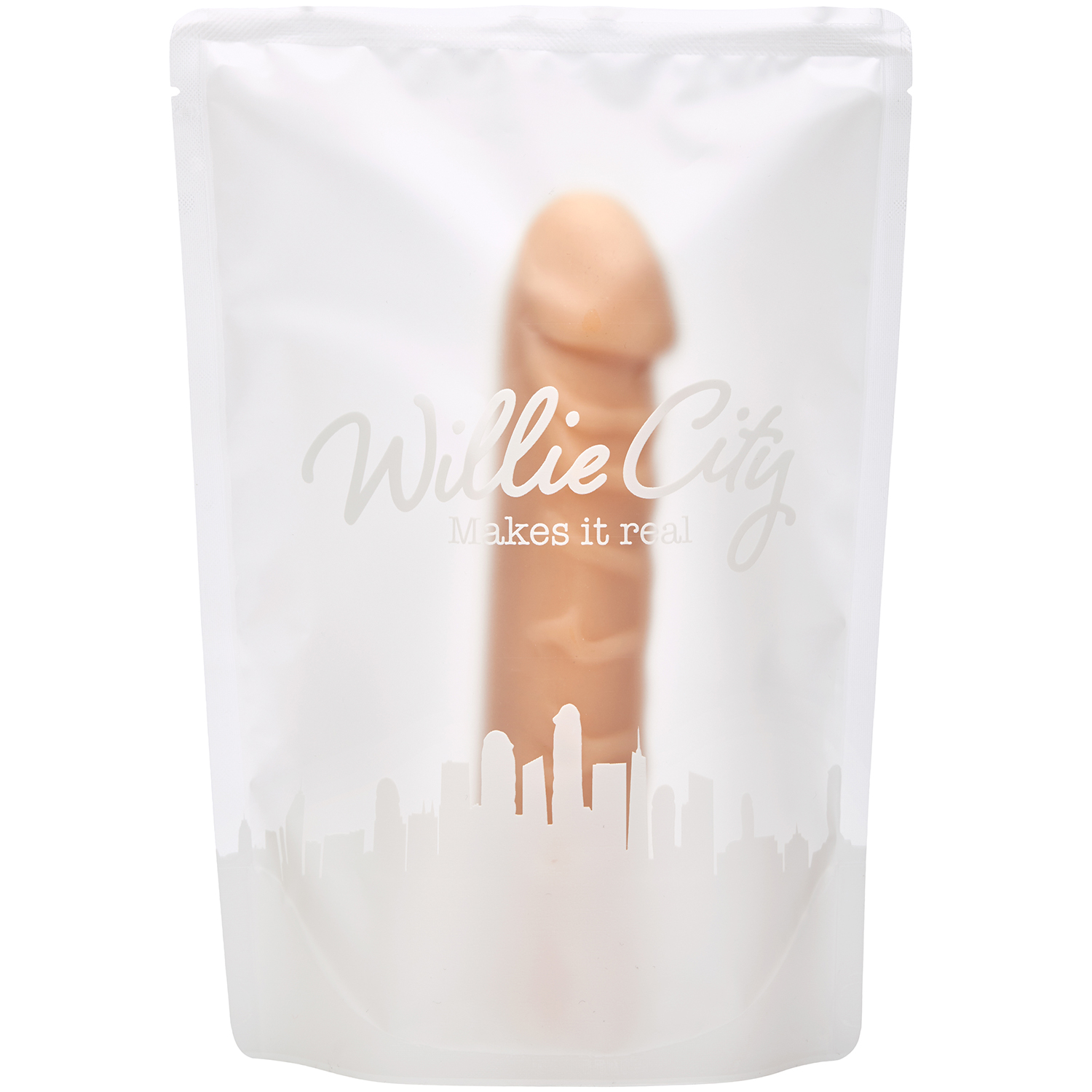 Willie City Realistisk Dildo 19 cm      - Nude