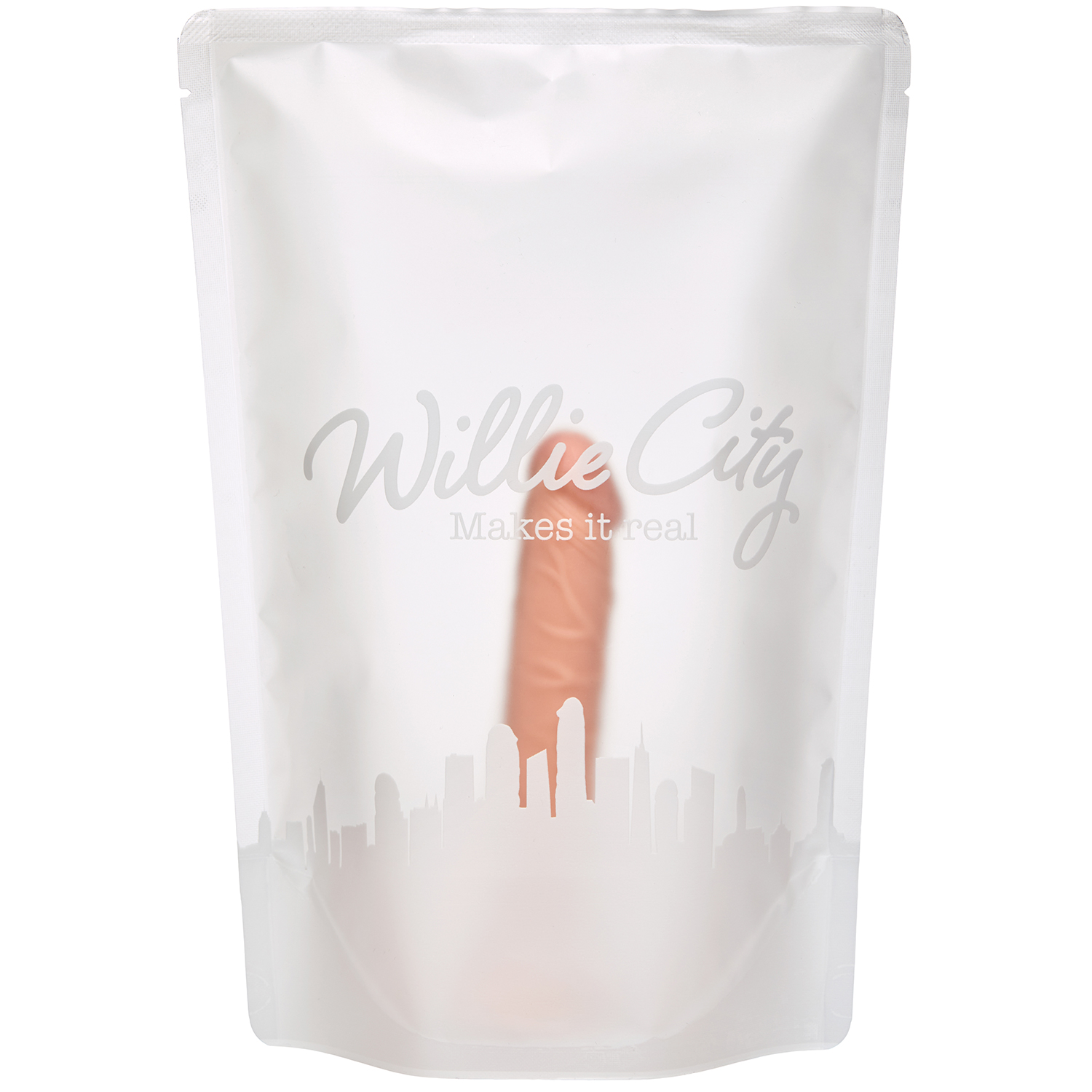 Willie City Realistisk Dildo med Sugekop 14,5 cm    - Nude