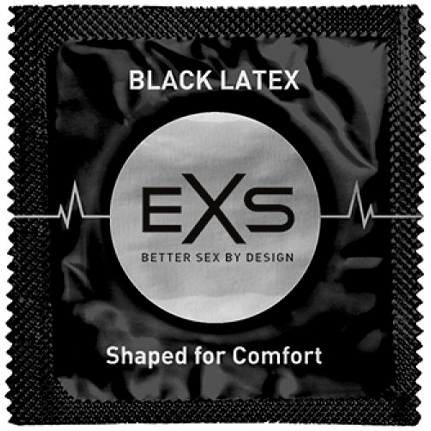 EXS Black Latex Kondomer 12 stk     - Sort