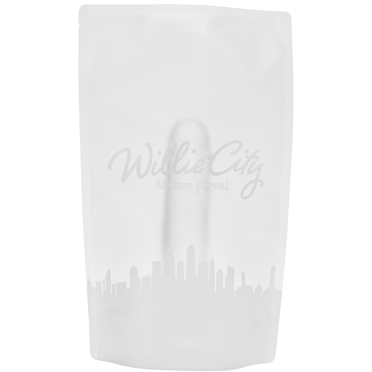 Willie City Realistisk Klar Dildo med Sugekop 22 cm thumbnail