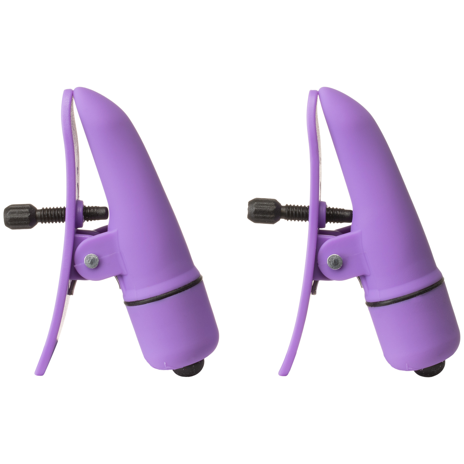 Nipplettes Brystklemmer med Vibrator Purple thumbnail