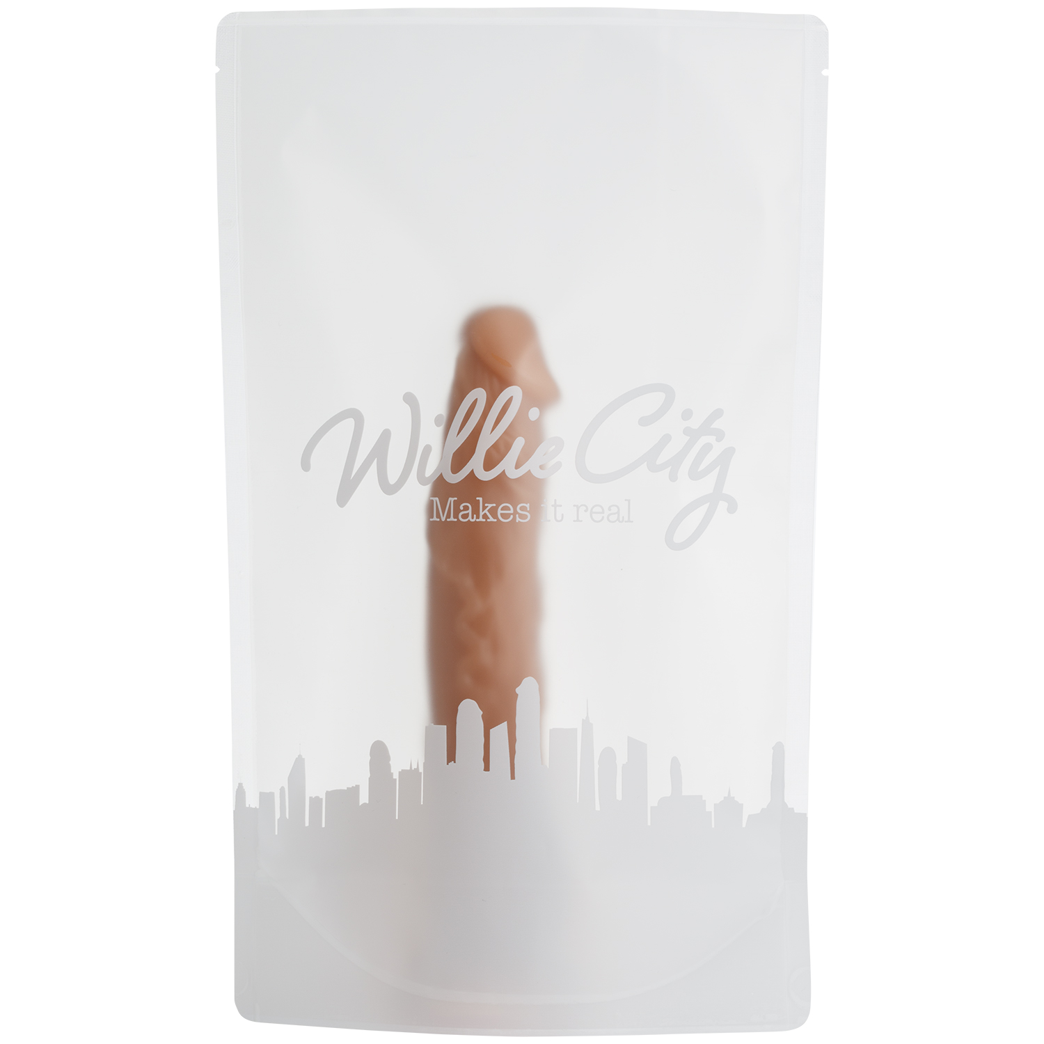 Willie City Realistisk Sugekop Dildo 23 cm     - Nude thumbnail