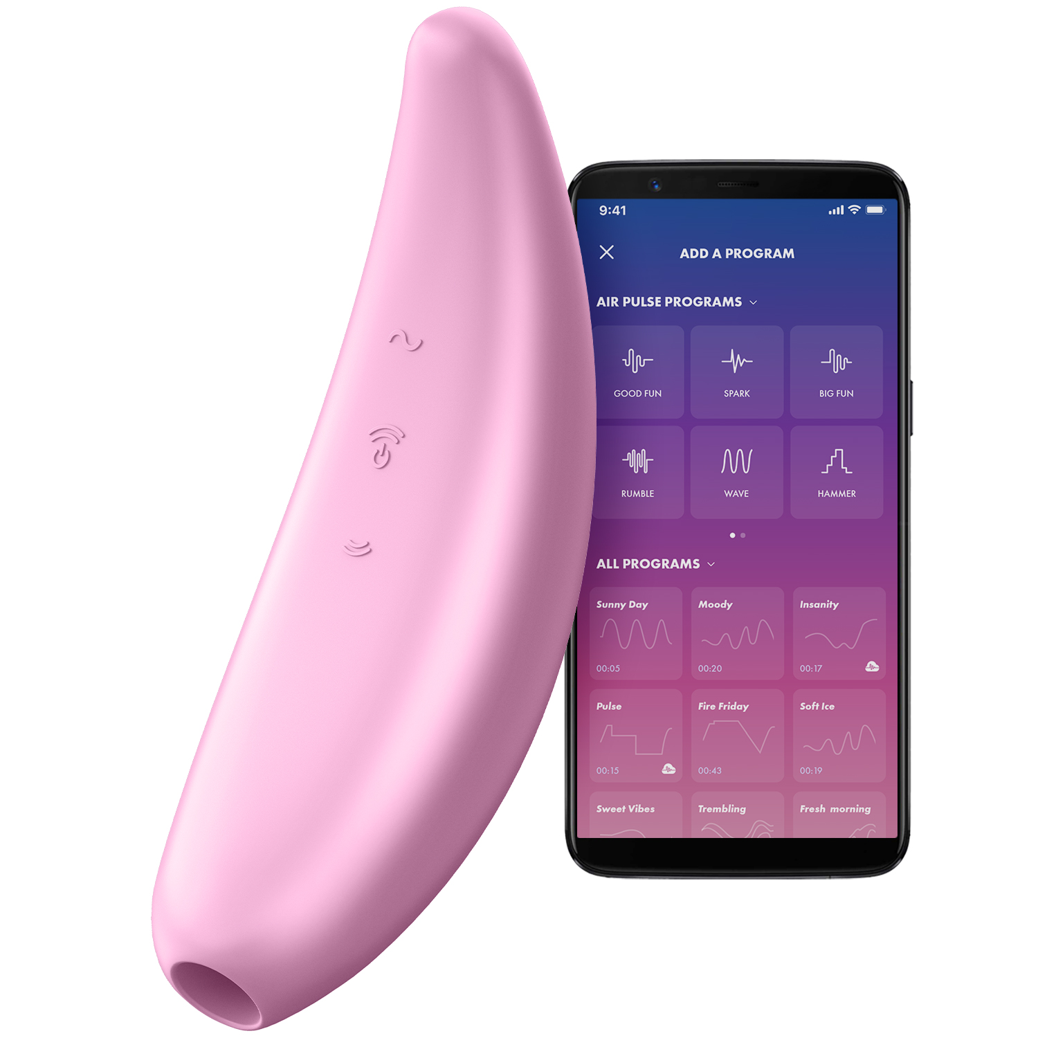 Satisfyer Curvy 3+ Klitoris Stimulator      - Rosa