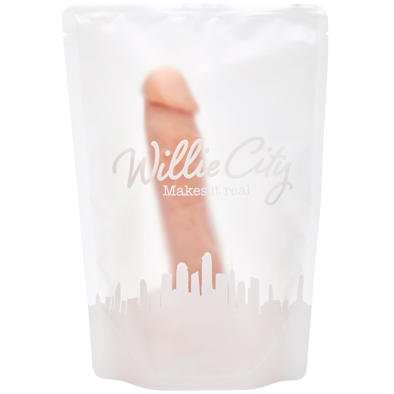 Willie City Luxe Realistisk Silikone Dildo 20 cm    - Nude thumbnail