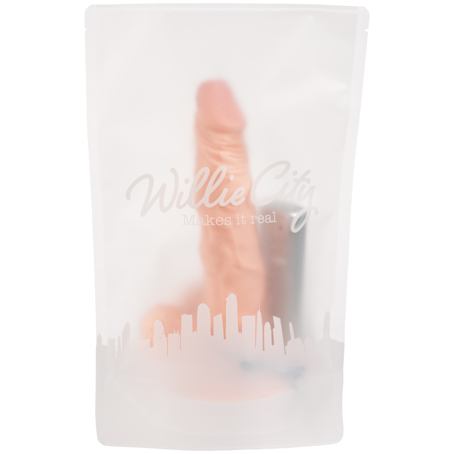 Willie City Fjernbetjent Realistisk Dildo Vibrator 24 cm thumbnail