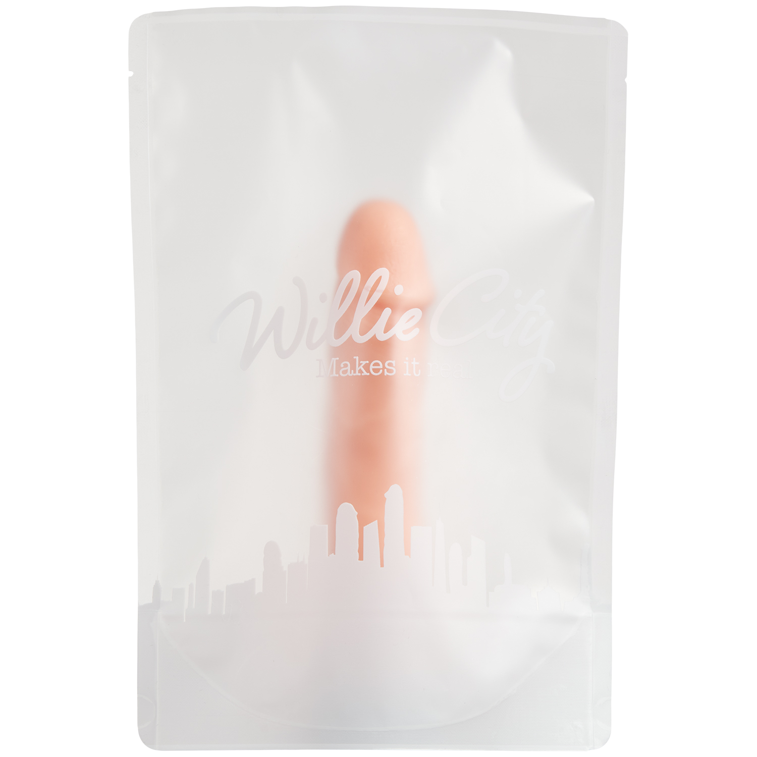 Willie City Realistisk Dildo med Sugekop 18 cm    - Nude thumbnail