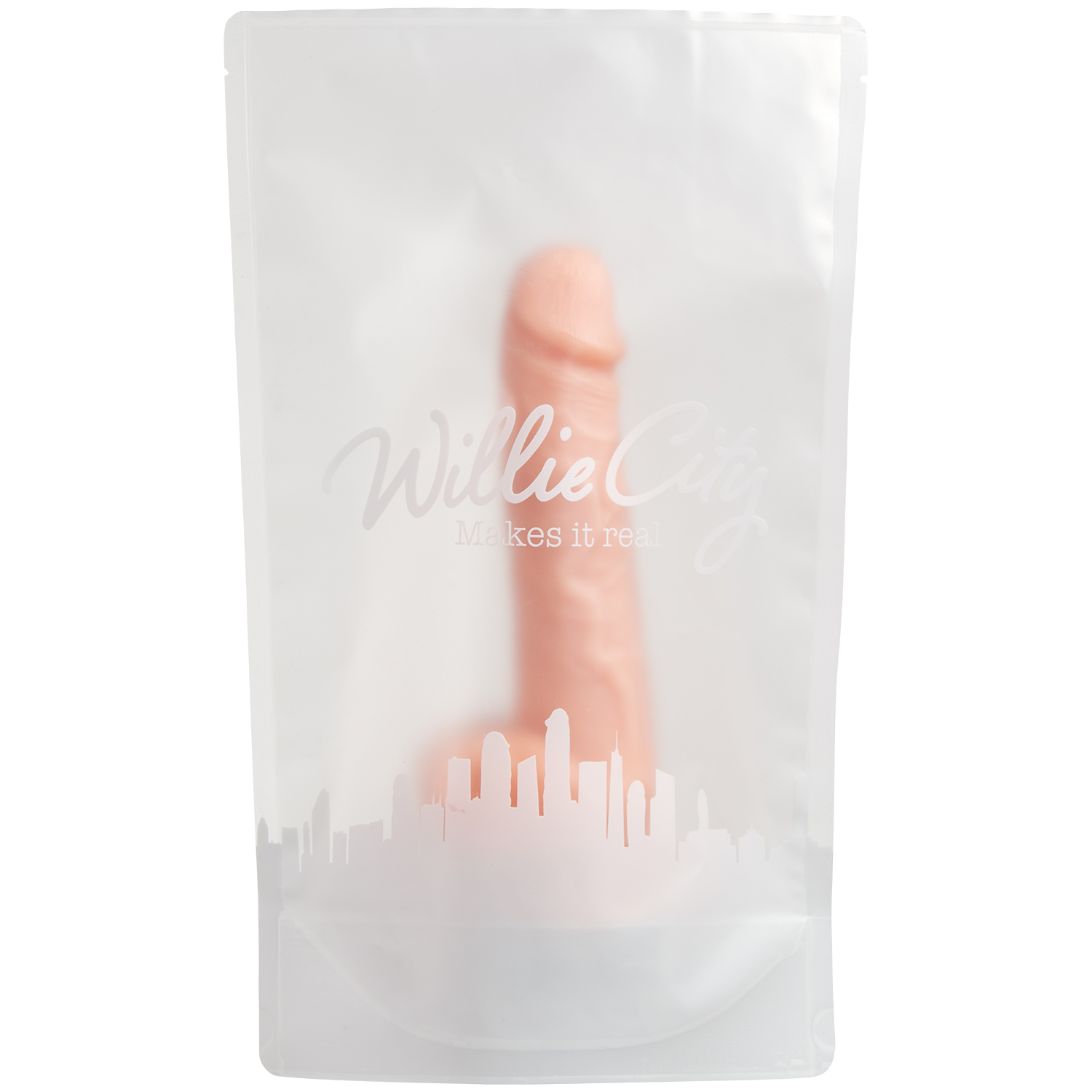 Willie City Classic Realistisk Dildo med Sugekop 21 cm   - Nude thumbnail