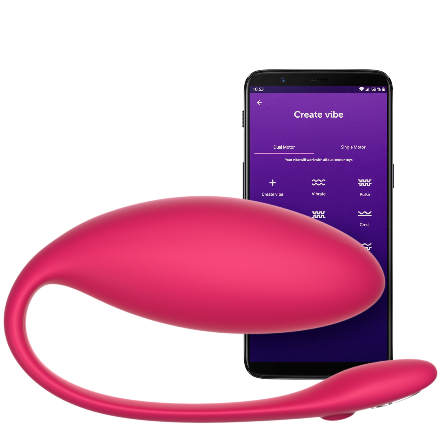 We-Vibe Jive App-Styret G-Punkts Vibrator Pink     - Pink thumbnail