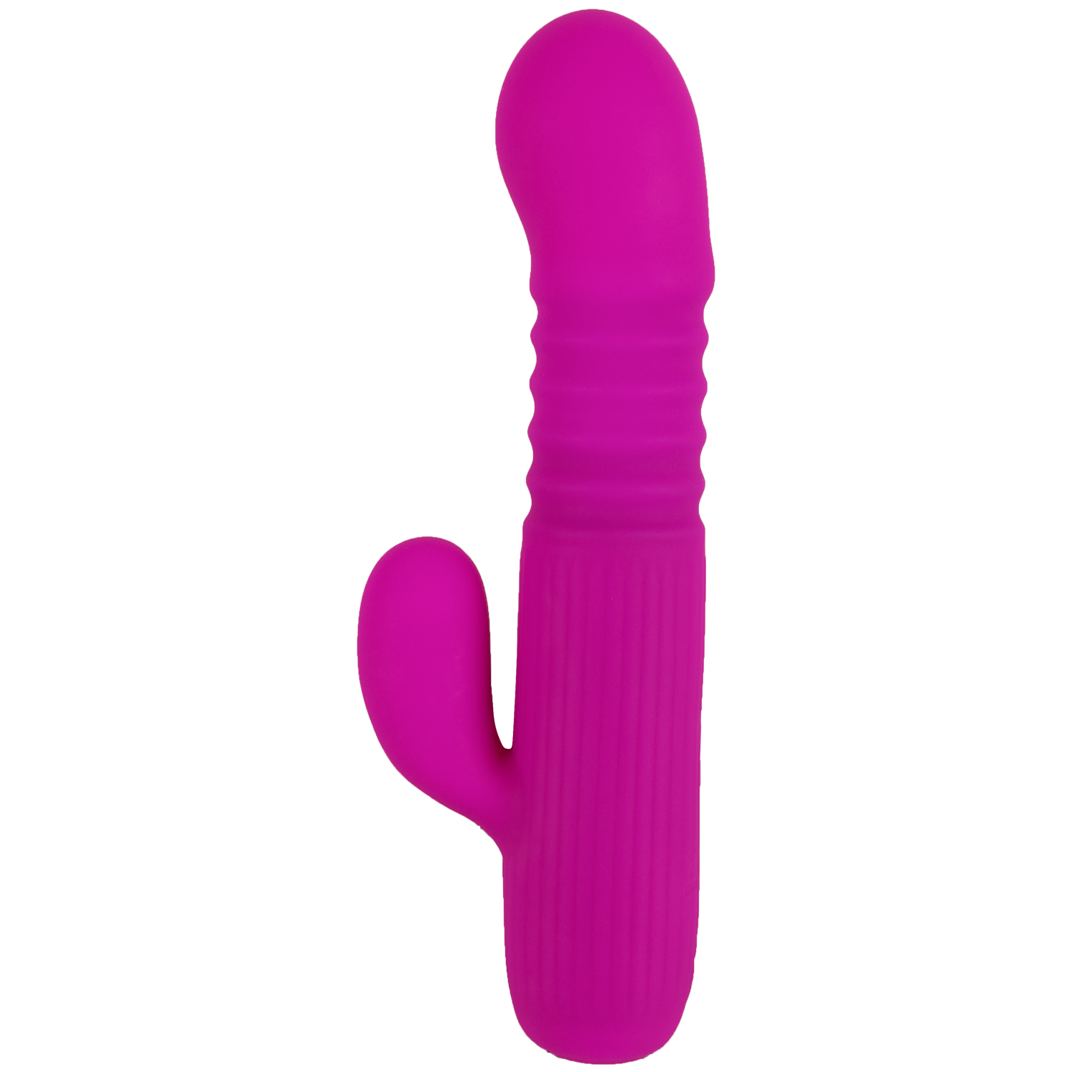 XOUXOU Opladelig Thrusting Rabbit Vibrator      - Pink thumbnail