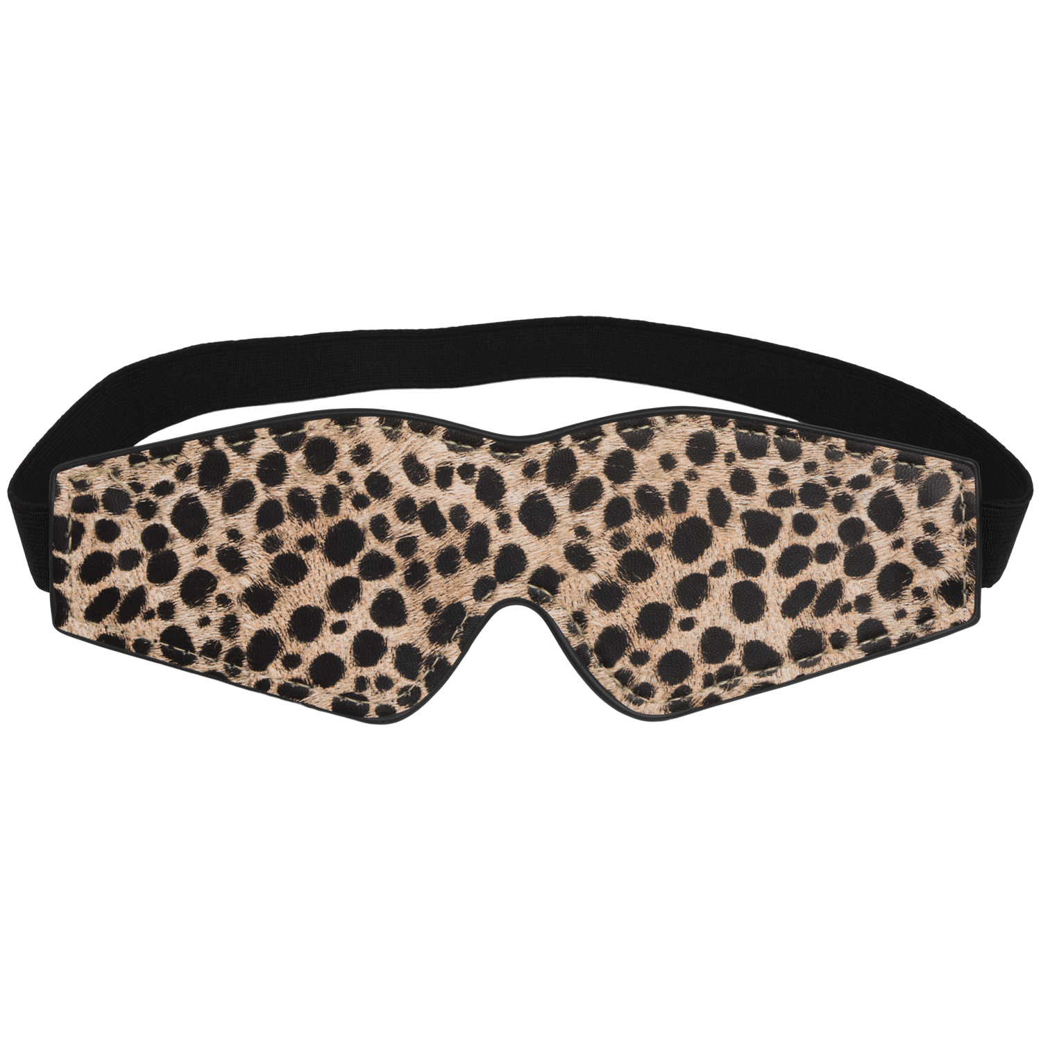 Baseks Leopard Blindfold        - Brun - One Size thumbnail