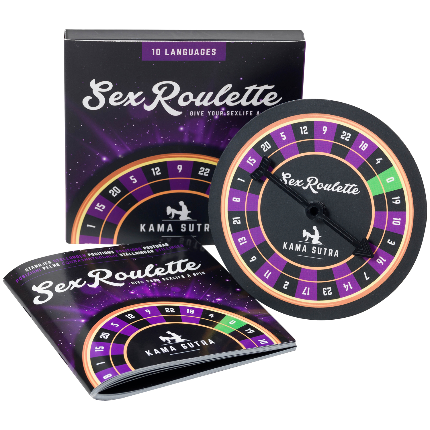 Tease & Please Kama Sutra Sex Roulette Par Spil    - Flere farver thumbnail