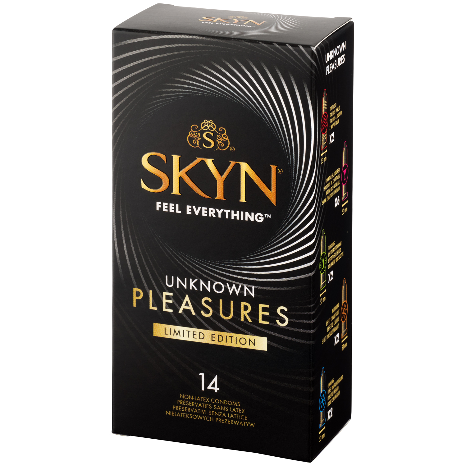 SKYN Unknown Pleasures Kondomer 14 stk     - Klar thumbnail