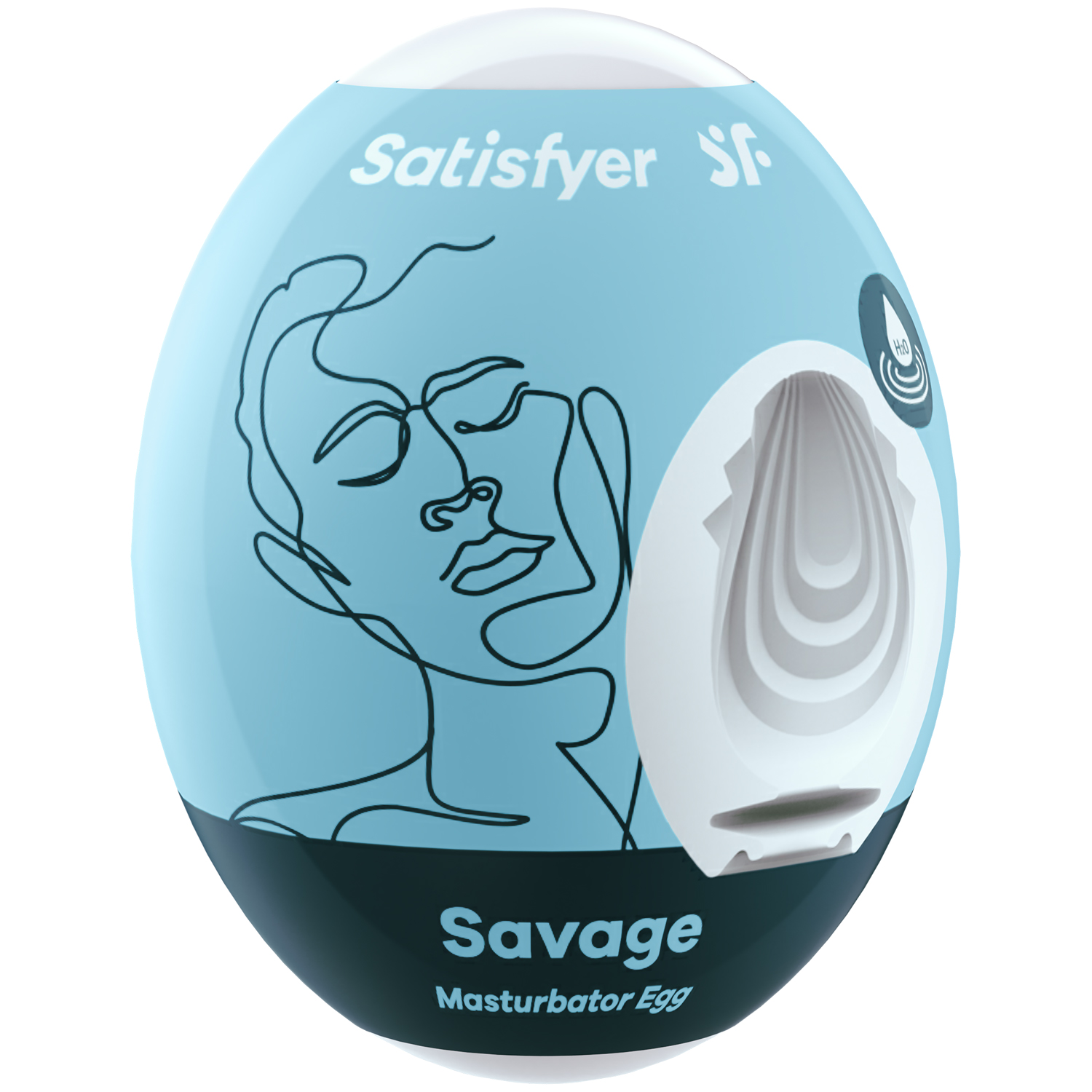 Satisfyer Savage Onani Æg       - Hvid thumbnail