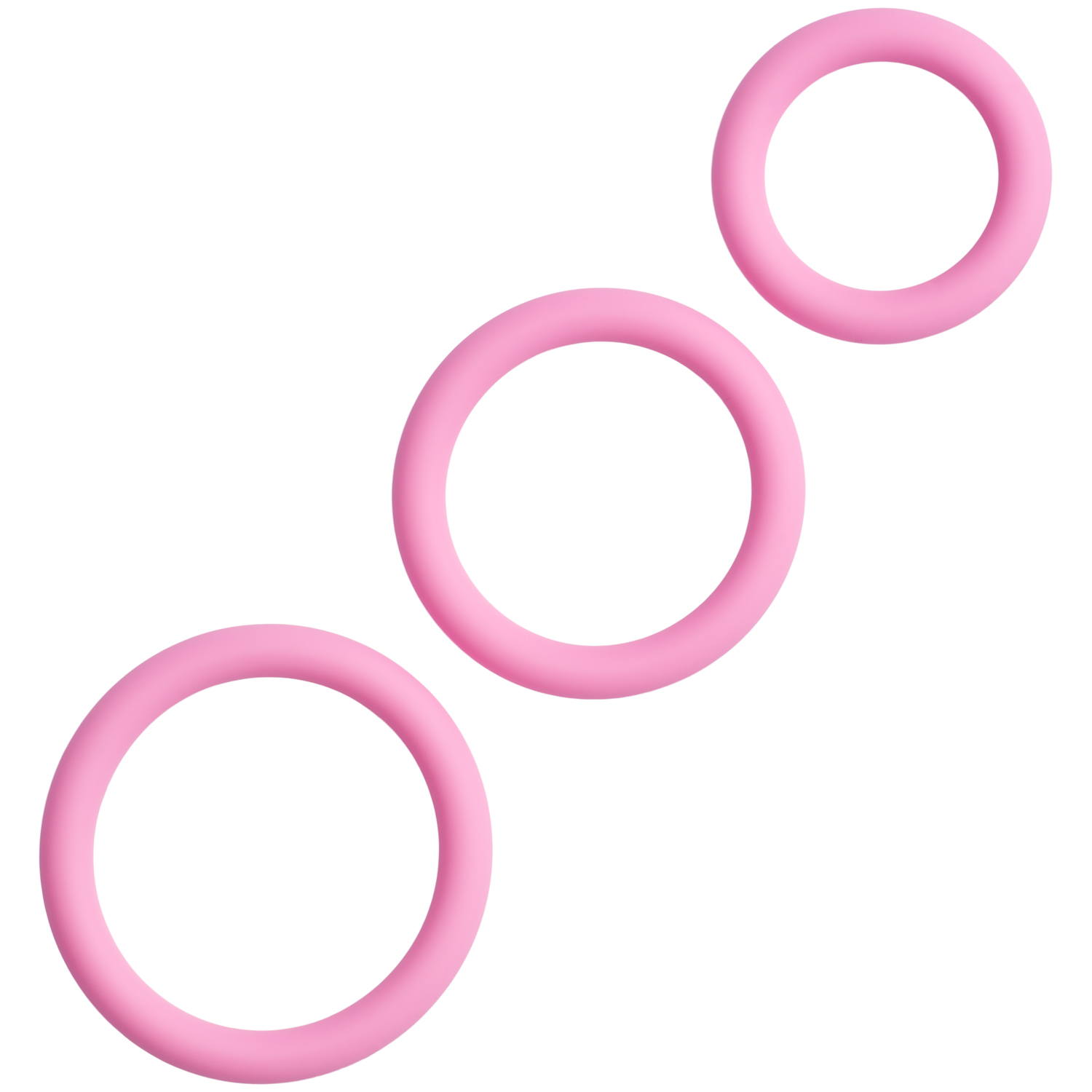 Sinful Playful Pink Penisring Sæt 3 stk    - Rosa thumbnail