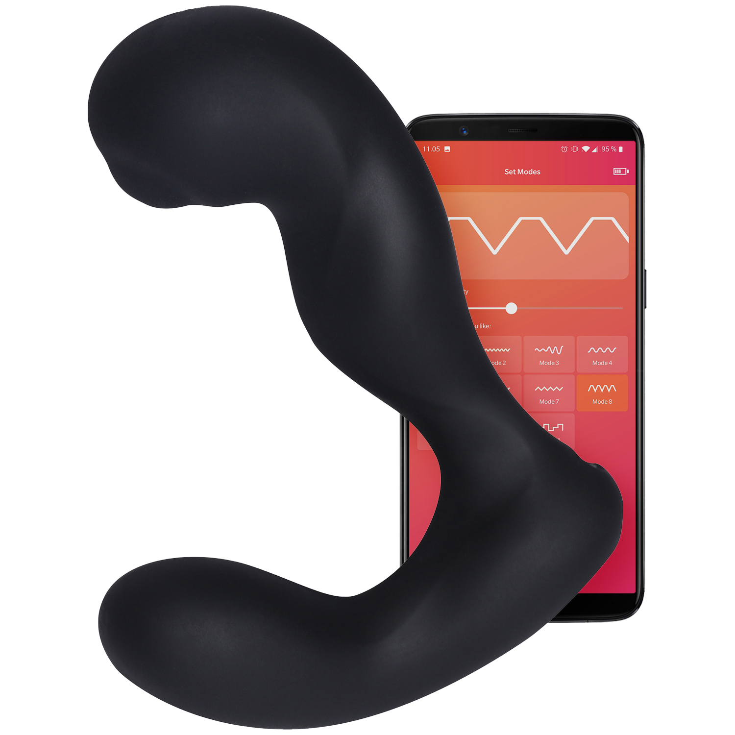 Svakom Iker App-styret Prostata og Perineum Vibrator    - Sort thumbnail