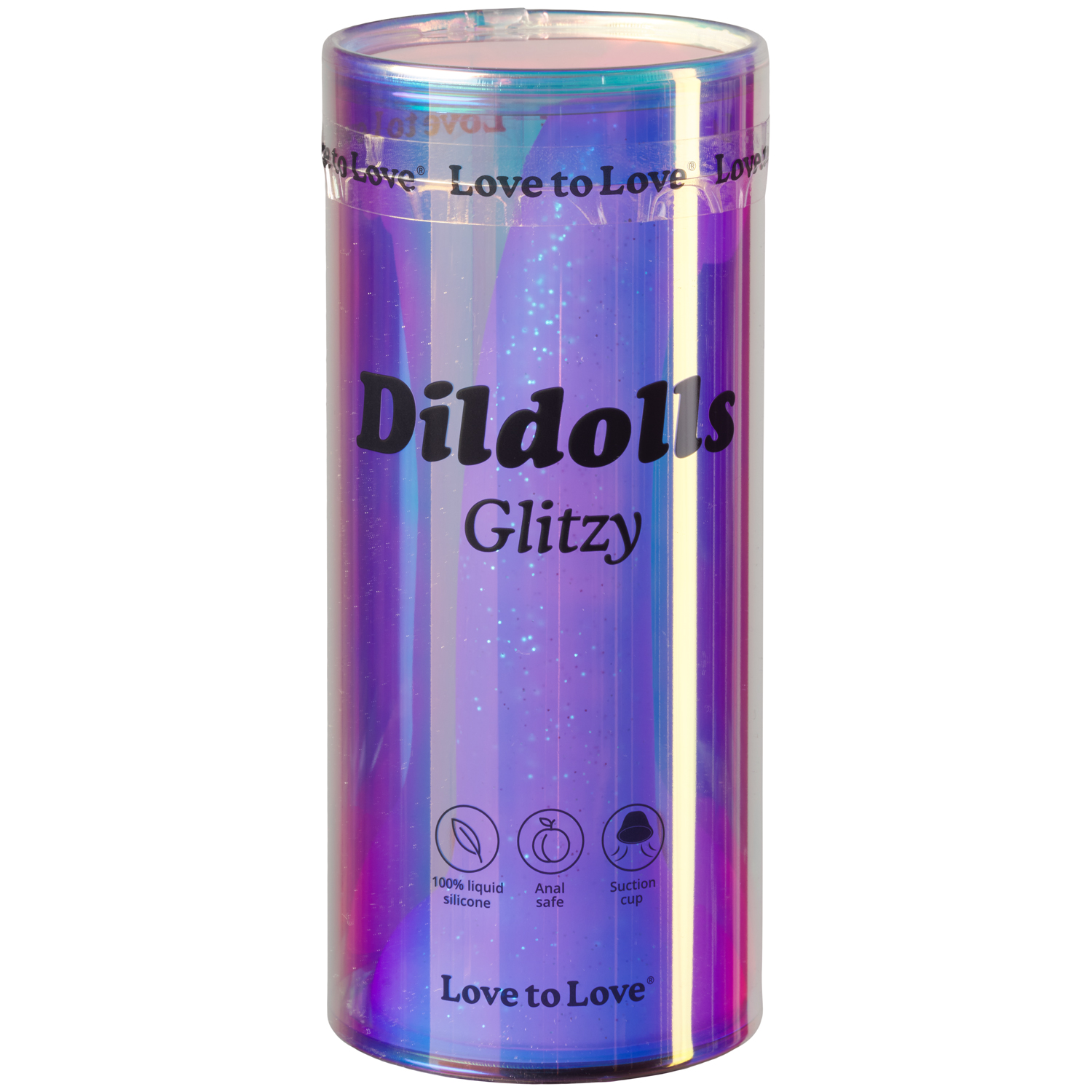 Love To Love Dildolls Glitzy Dildo 19 cm     - Rosa thumbnail