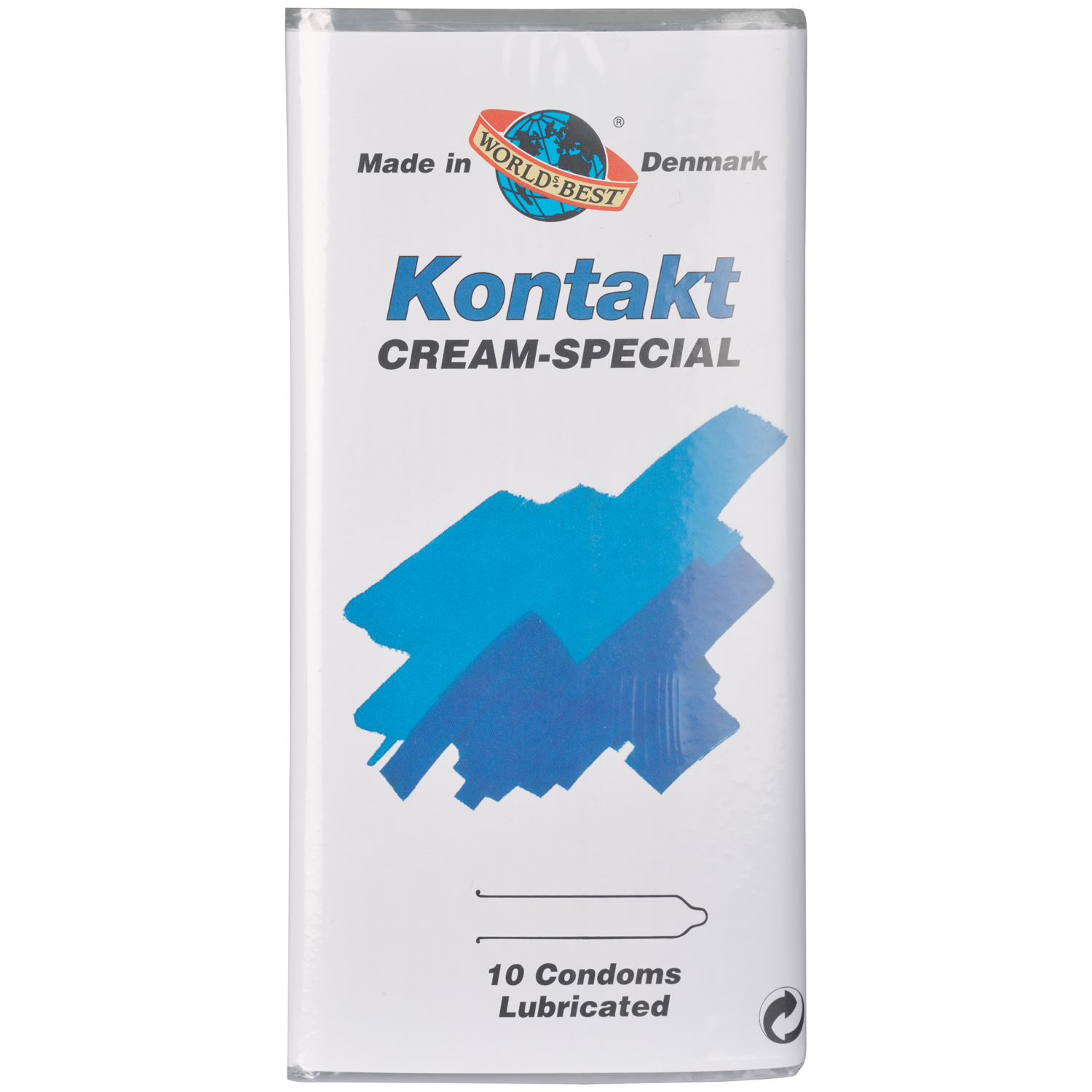 Worlds-best Kontakt Cream-Special Kondomer 10 stk     - Klar - L