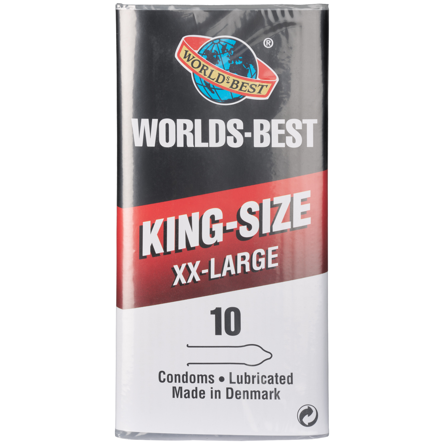 Worlds-best King-Size XXL Kondomer 10 stk     - Klar - 2XL thumbnail