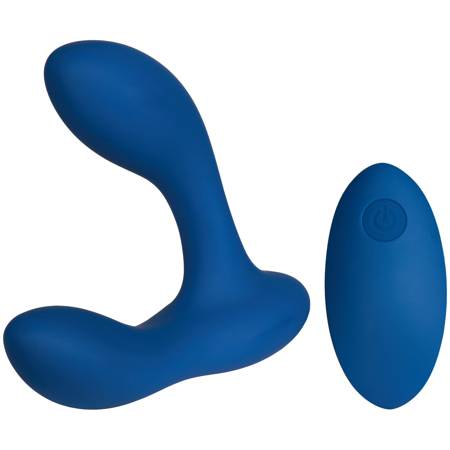 Sinful Comfort Business Blue Opladelig Prostata Vibrator med Fjernbetjening   - Blå thumbnail