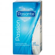 Pasante Passion Ribbed Kondomer 12 stk