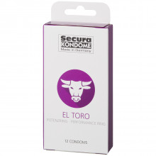 Secura El Toro Kondomer 12 stk billede af emballagen 90