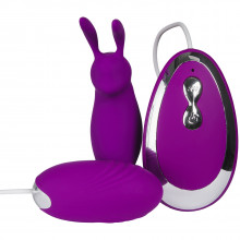Baseks Bunny Tickler og Vibrator Æg med Fjernbetjening produktbillede 1