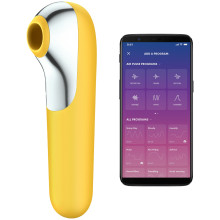 Satisfyer Dual Love Klitoris Stimulator Produktbillede med app 1