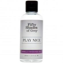 Fifty Shades Of Grey Play Nice Vanilje Massage Olie 90 ml  1