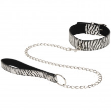 Baseks Zebra Halsbånd med kæde Produktbillede 1