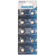 Philips Alkaline LR754 Batterier 10 stk Produktbillede 1