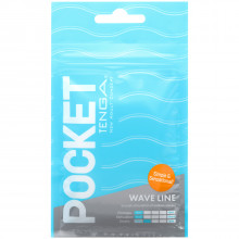 TENGA Pocket Wave Line Masturbator Emballagebillede 1