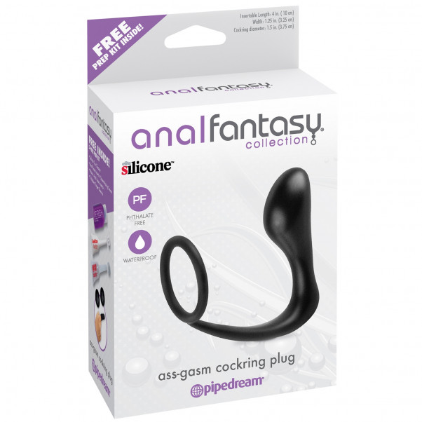 Anal Fantasy Ass-Gasm Penisring Med Prostata Stimulator billede af emballagen 100