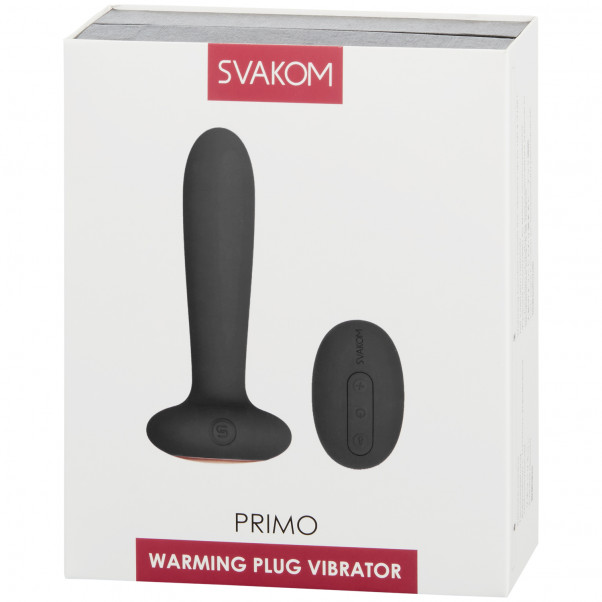 Svakom Primo Warming Butt Plug Vibrator billede af emballagen 90