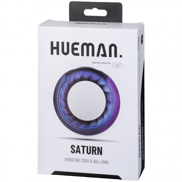 Hueman Saturn Vibrerende Penis & Kugle Ring  90